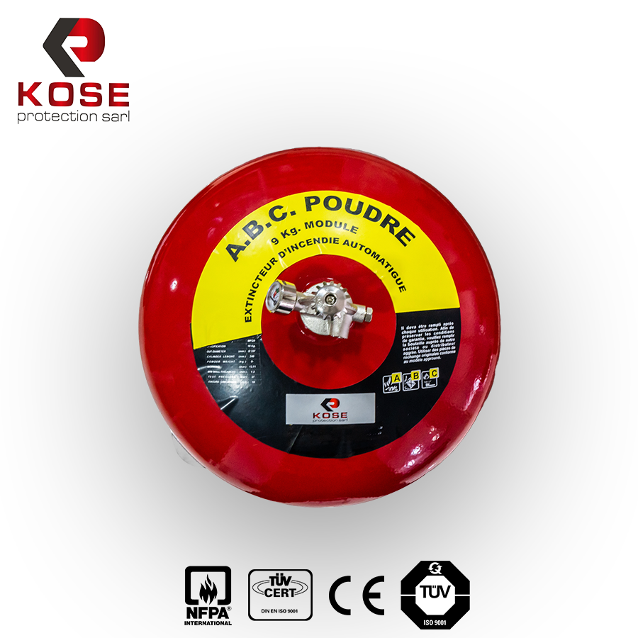 Extincteur automatique ABC 9KG
