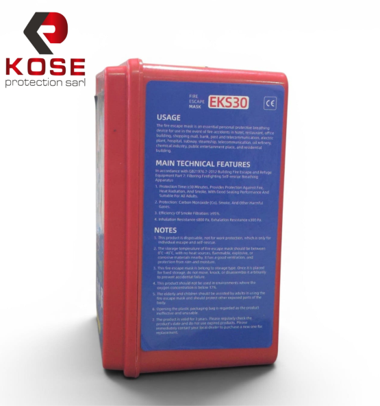 Masque de protection integral contre incendie– Koseprotection – Materiels dincendie2 555x592
